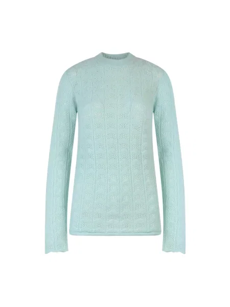 Sweter Sportmax z kaszmiru zielony