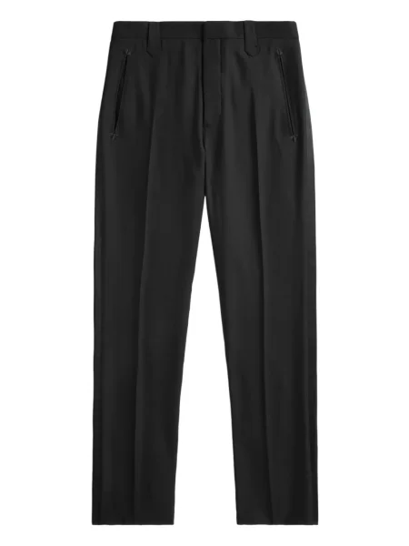 Pantaloni Ralph Lauren Rrl de lână negru