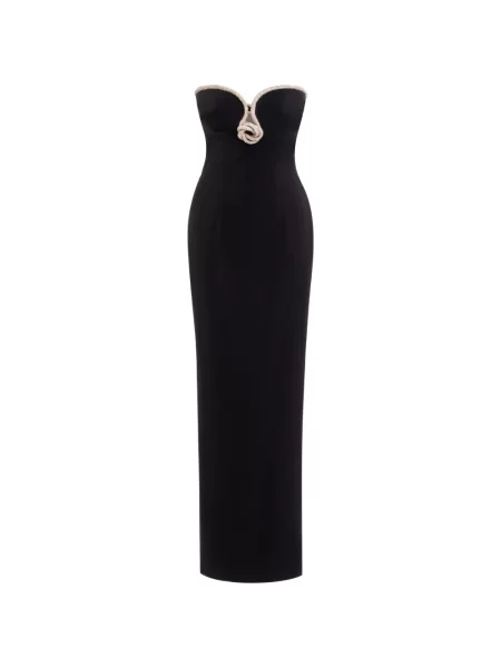 Rochie Saiid Kobeisy fără bretele negru