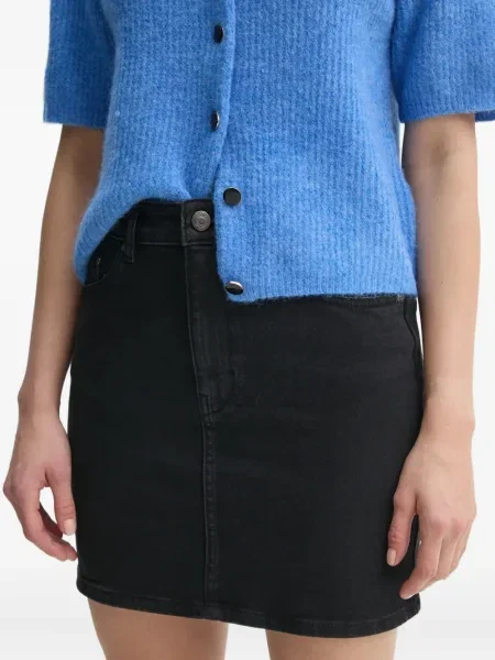 Fustă din denim Gestuz negru