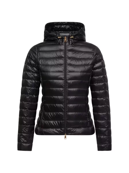 Geacă Moncler cu glugă negru