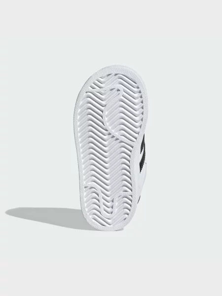 Шкіряні Дитячі Кросівки повсякденні adidas Superstar білий