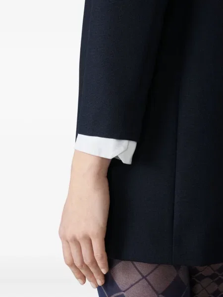 Rochie mini Thom Browne cu funde de costum albastru