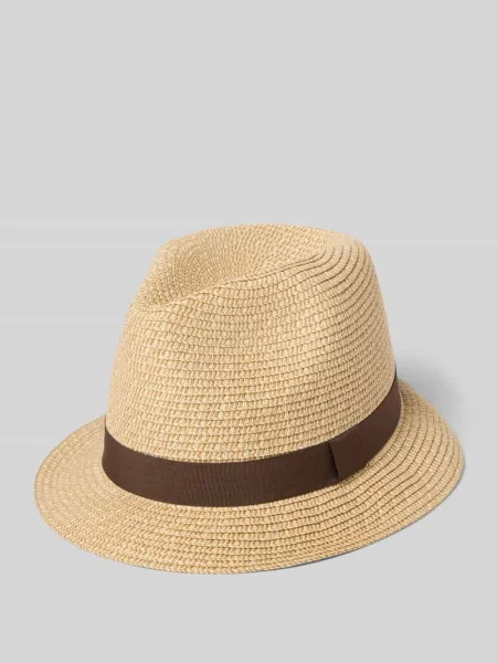 Kapelusz z fakturowanym wzorem model TRILBY' Müller Headwear beżowy