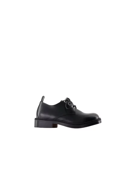 Derby Alexander Mcqueen skórzany czarny