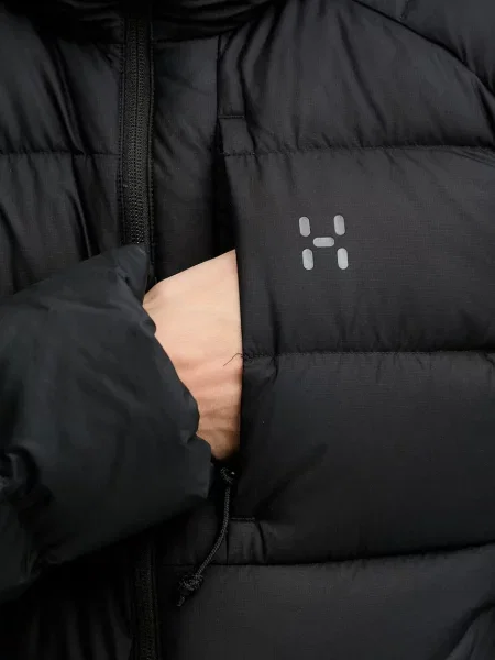 Пуховик Haglofs синий