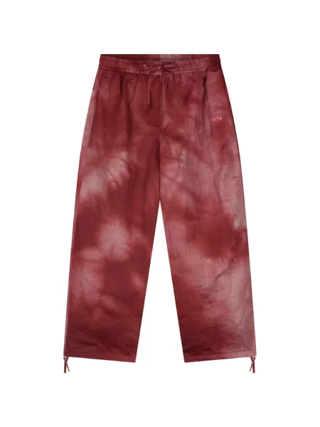 Pantaloni Arte Antwerp cu legături alergare roșu