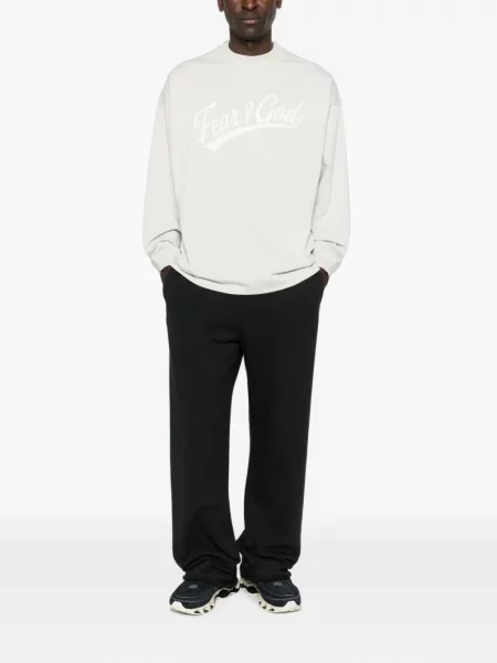 Μακρύς μπλούζα Fear Of God Essentials με σχέδιο γκρι