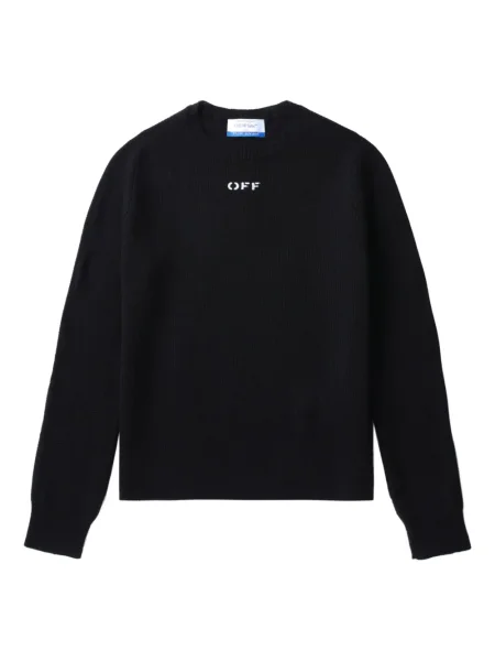 Pulover Off-white de lână alb