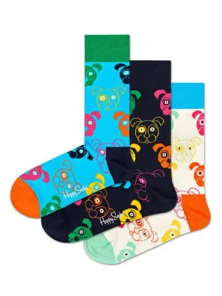 Happy Socks Zokni Bavaria Edition vízszín / korál / fekete fehér