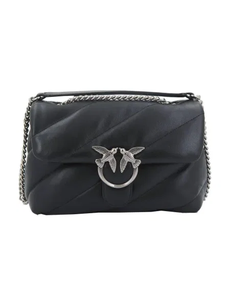 Klasická crossbody kabelka Pinko čierna