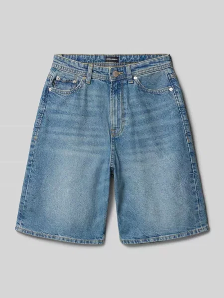 Szorty jeansowe o kroju extra baggy fit z 5 model ‘RON’ Jack & Jones niebieskie