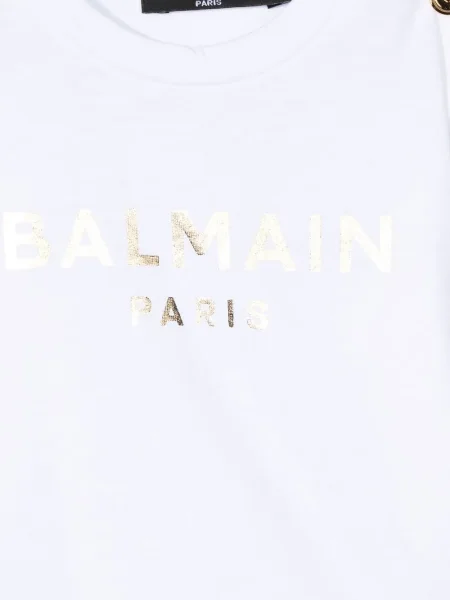 Koszulka dziecięca Balmain biała