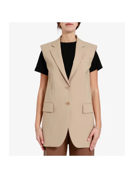 Kamizelka Sportmax beżowa