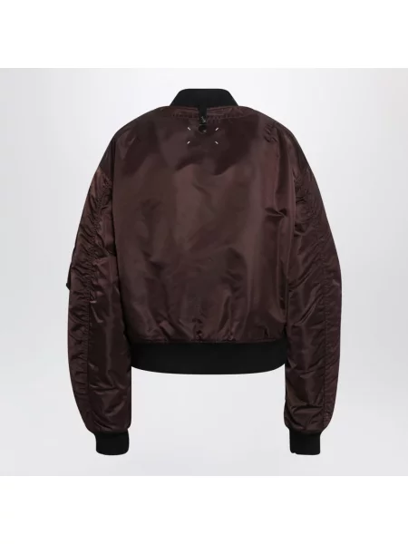 Kurtka bomber Maison Margiela dwustronny brązowy