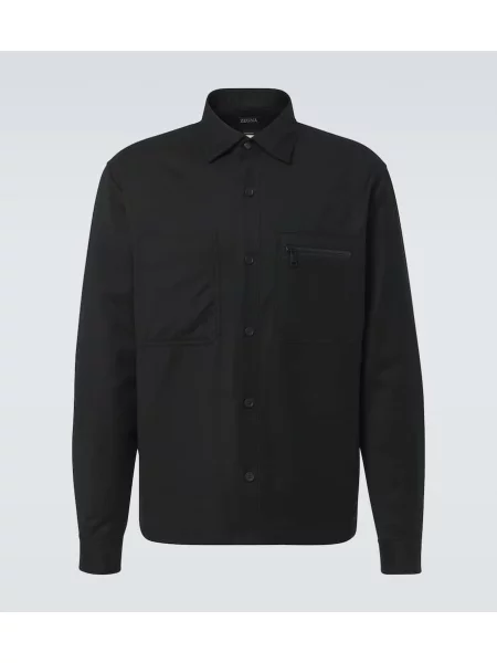 Geacă Zegna de lână negru