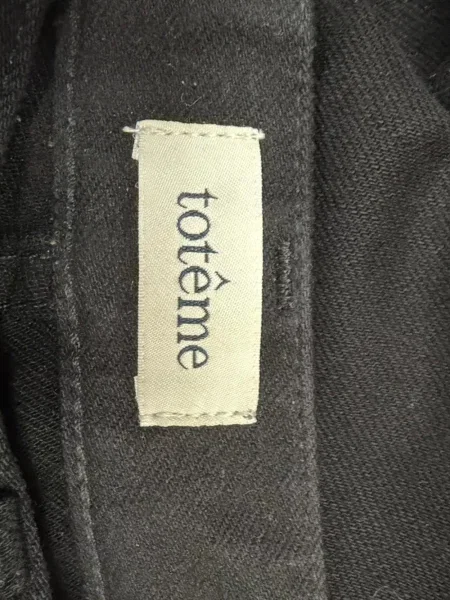 Blugi drepți Toteme negru