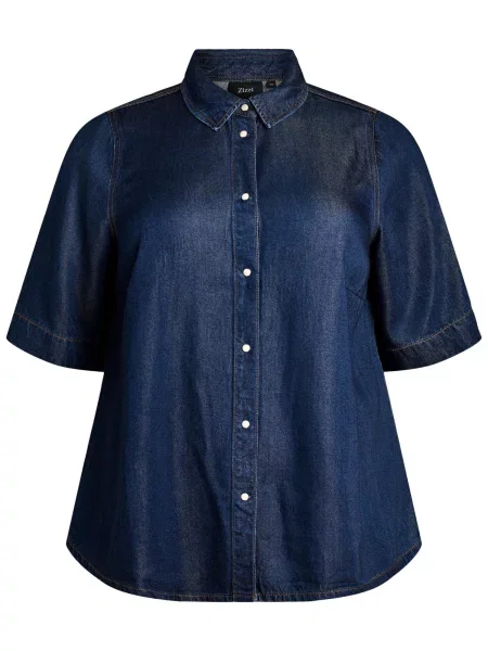 Zizzi Bluză Jthilde închis albastru