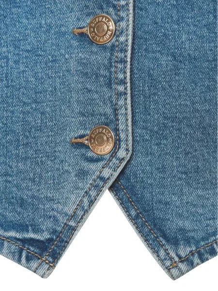 BUFFALO Vesta denim modrá