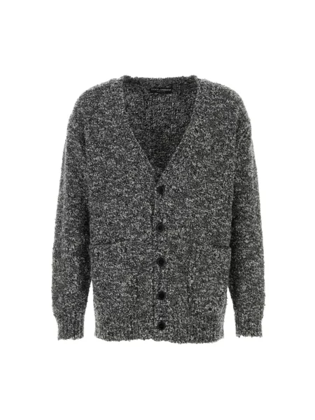 Dzianinowy kardigan Dolce And Gabbana szary