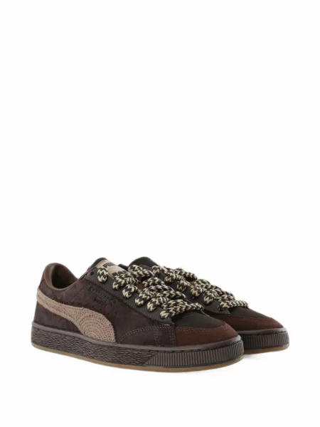 Sneakerși Puma Suede din piele de căprioară maro