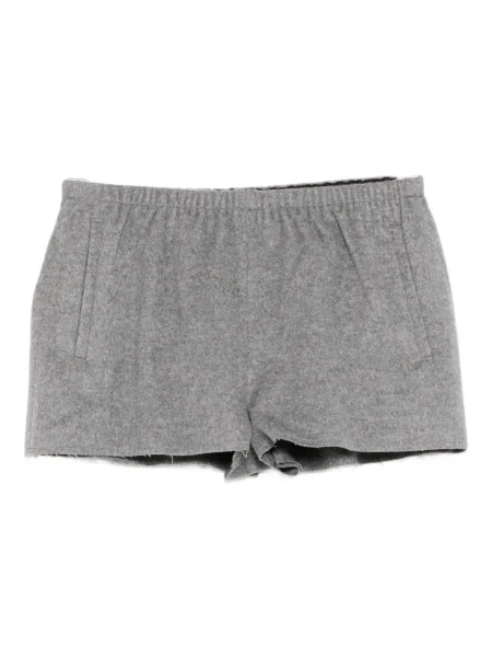 Pantaloni scurți Cuddleup din cașmir gri