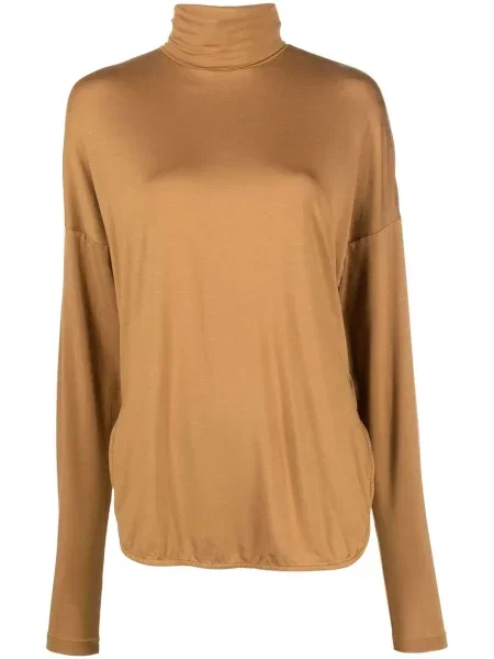 Długi golf top Eleventy brązowy