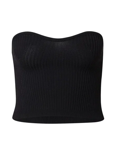 LENI KLUM x ABOUT YOU Top brodat Charlie' negru