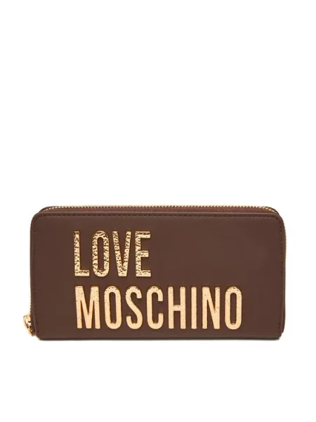 Портмоне Love Moschino кафяво