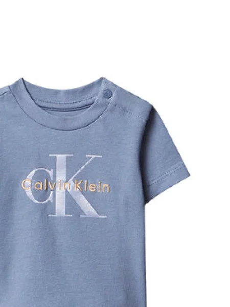 Dětské tričko Calvin Klein Jeans modré