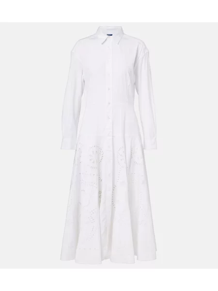 Rochie tip cămașă Polo Ralph Lauren alb