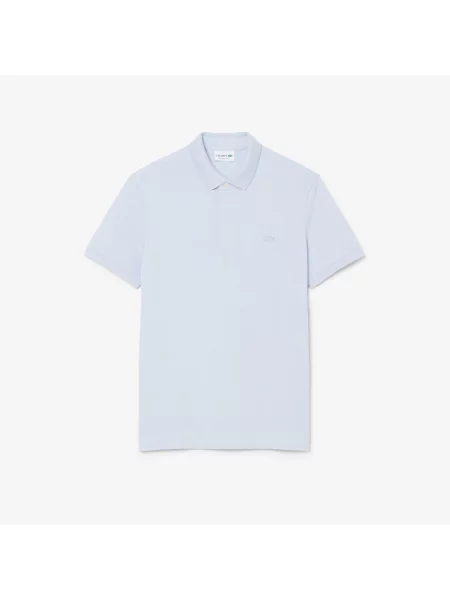 Поло Lacoste голубое