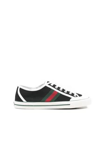 Buty do tenisa Gucci Tennis skórzane do tenisa czarne