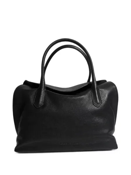 Bőr shopper táska Iacucci fekete