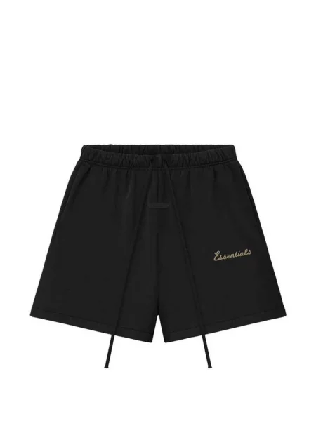 Șnur de strângere pantaloni scurți Fear Of God Essentials clasici negru