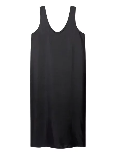 Rochie Another Tomorrow de mătase de costum negru