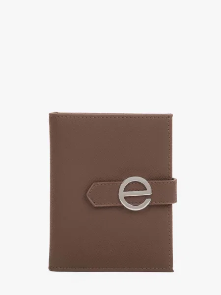 Estro Портмоне Шкіра коричневий
