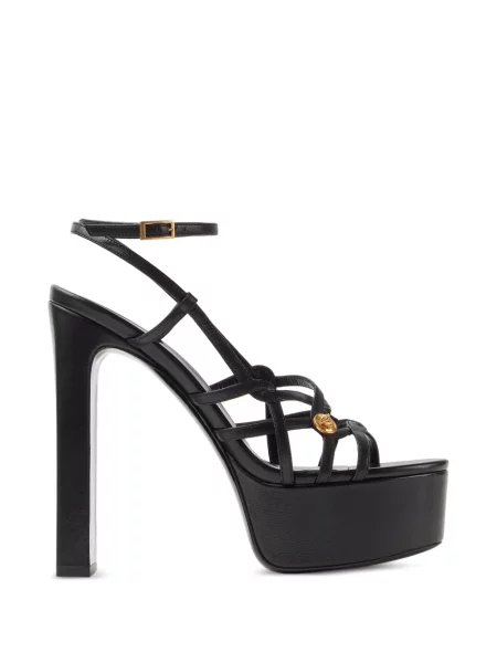 Sandale Versace cu platformă negru