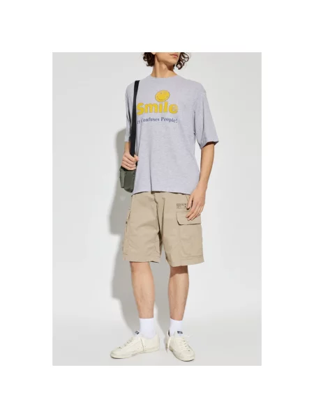 Szorty cargo Dsquared2 beżowe