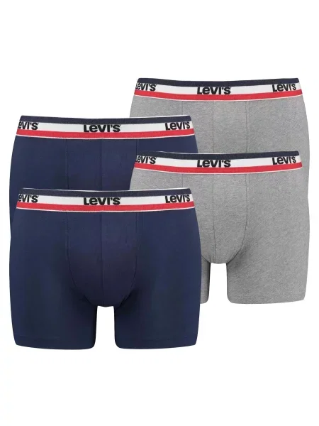 LEVI'S ® Boxerky modrá / šedý melír / červená / černá bílá