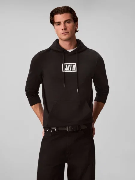 Calvin Klein Jeans Hanorac | Relaxed fit negru