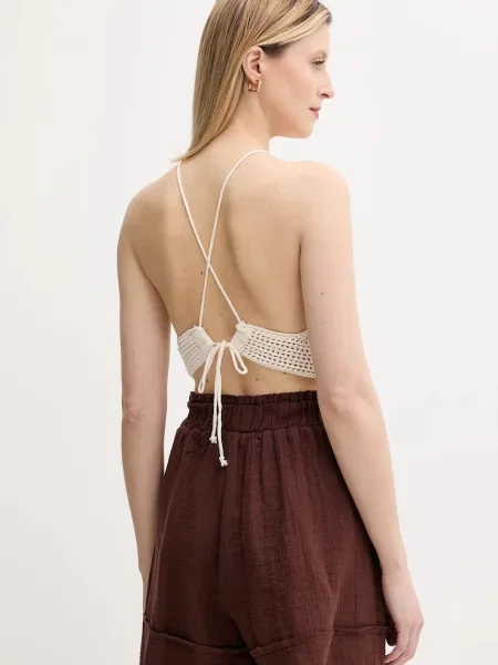 Halenka Answear Lab hladká béžová