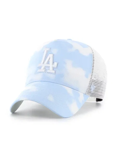 Шапка с козирка 47 brand MLB LA Dodgers с апликация синьо