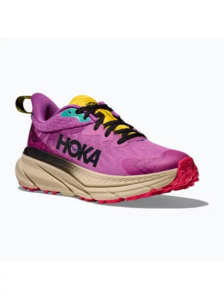 Дамски обувки за бягане HOKA Challenger 7 GTX superbloom/oatmeal розово