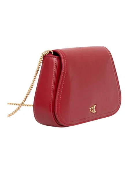 Calvin Klein torebka crossbody z imitacji skóry czerwona