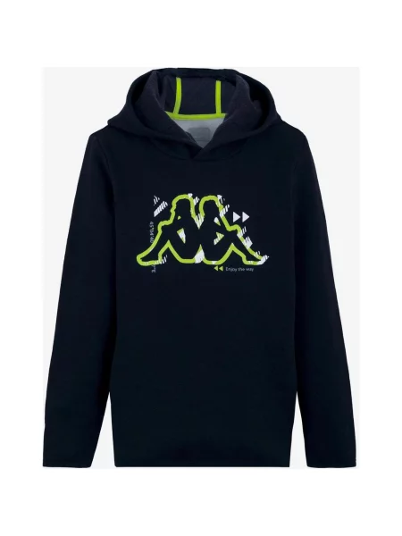 Dziecięca bluza z kapturem Kappa BTS Bazilo 6 czarna