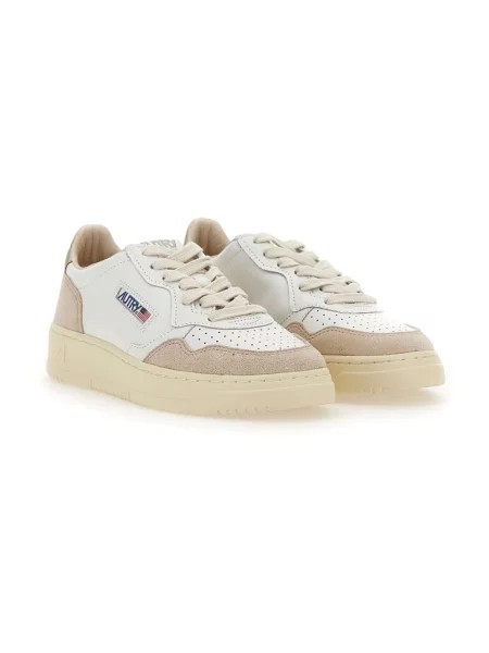 Sneakersy Autry skórzane białe