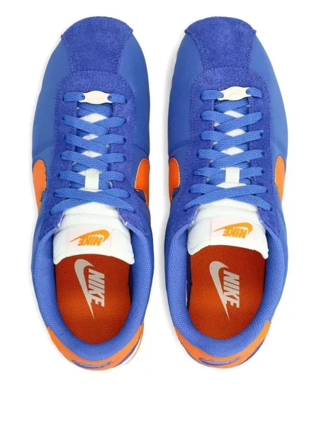 Sweter Nike zamszowy plisowany z nadrukiem brązowy