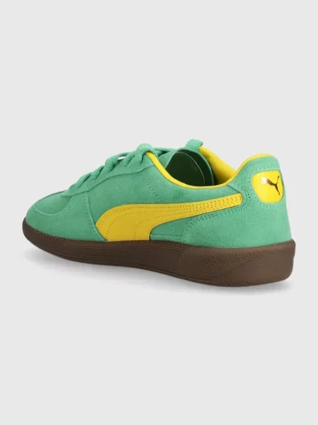 Velúr félcipo Puma zöld