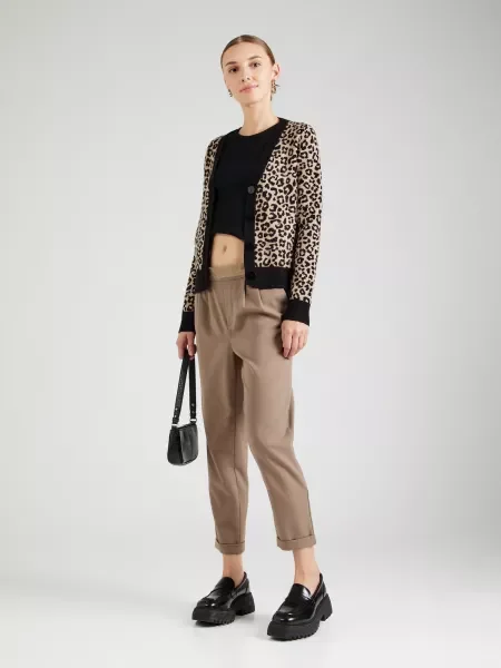 VERO MODA Kardigán VMARIA svetlobéžová čierna